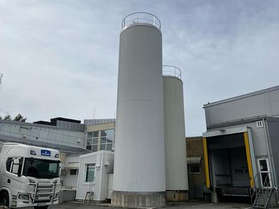 Overview picture of 2008 Beritech s/s vertical storage tank 125.000L